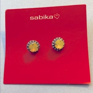 Yellow stone Sabika earrings